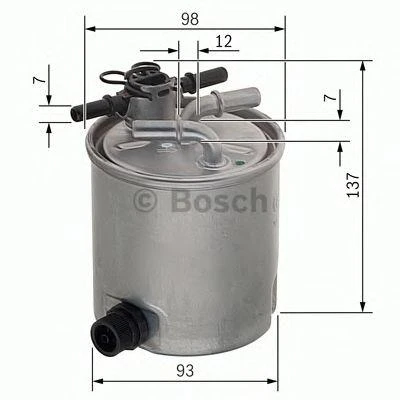 Фильтр топливный BOSCH F026402096