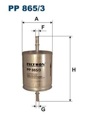 Фильтр топливный Filtron PP865/3