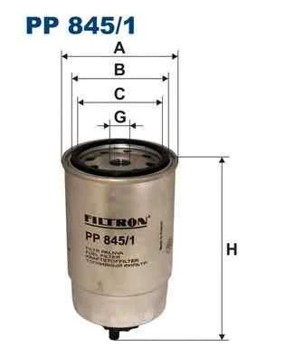 Фильтр топливный Filtron PP845/1