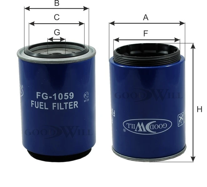 Фильтр топливный GOODWILL FG1059