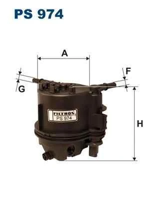 Фильтр топливный Filtron PS974