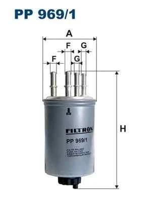 Фильтр топливный Filtron PP969/1