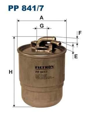 Фильтр топливный Filtron PP841/7
