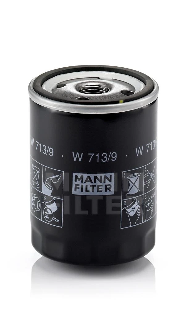 Фильтр масляный MANN-FILTER W713/9