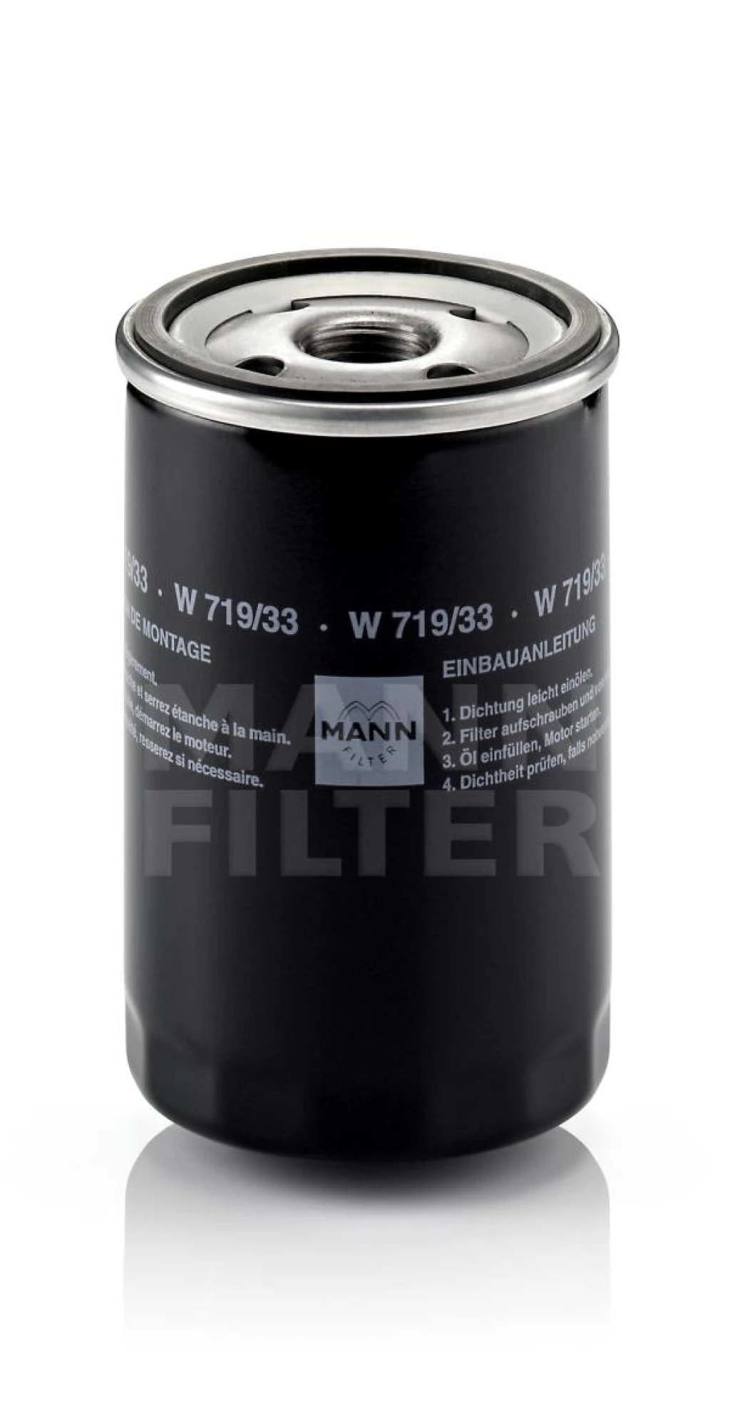 Фильтр масляный MANN-FILTER W719/33