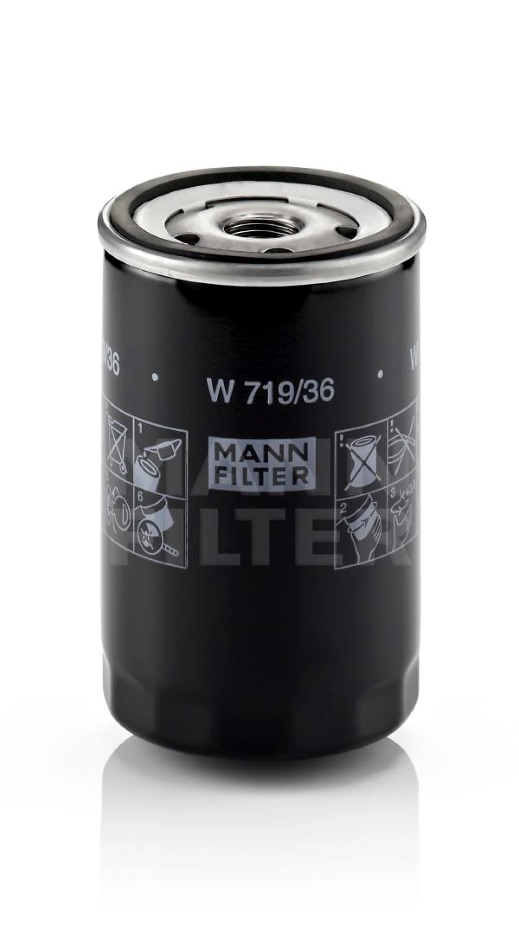 Фильтр масляный MANN-FILTER W719/36