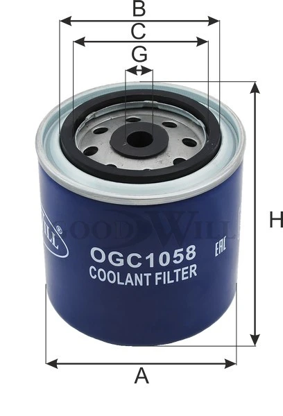 Фильтр очистки жидкости GOODWILL OGC1058