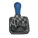 Ручка рычага КПП "AZARD" ВАЗ 2115 (кожа с рамкой в блистере, синий)