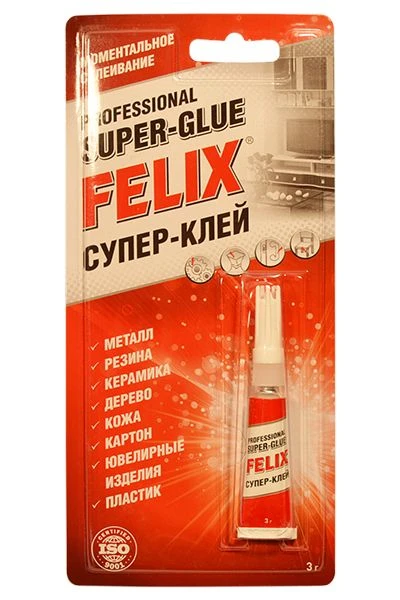 Клей супер "FELIX" (3 г)