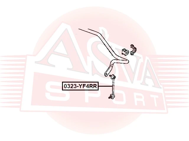 Тяга стабилизатора Asva 0323-YF4RR