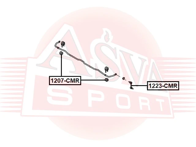 Тяга стабилизатора Asva 1223-CMR