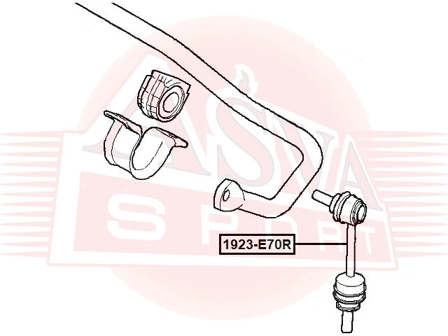 Тяга стабилизатора Asva 1923-E70R