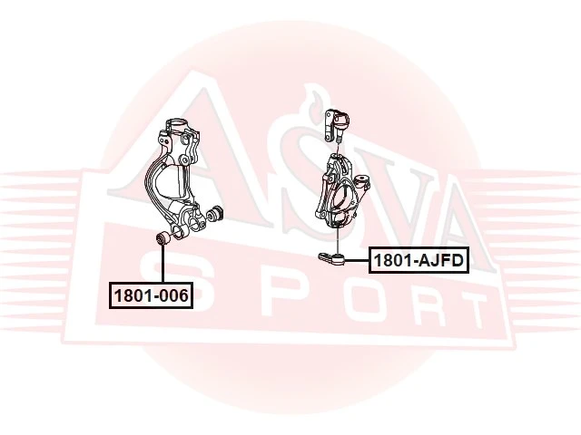 Сайлентблок Asva 1801-AJFD
