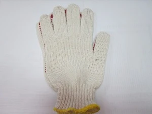 Перчатки х/б (5 ниток, белые, размер XL) ЗИМНИЕ