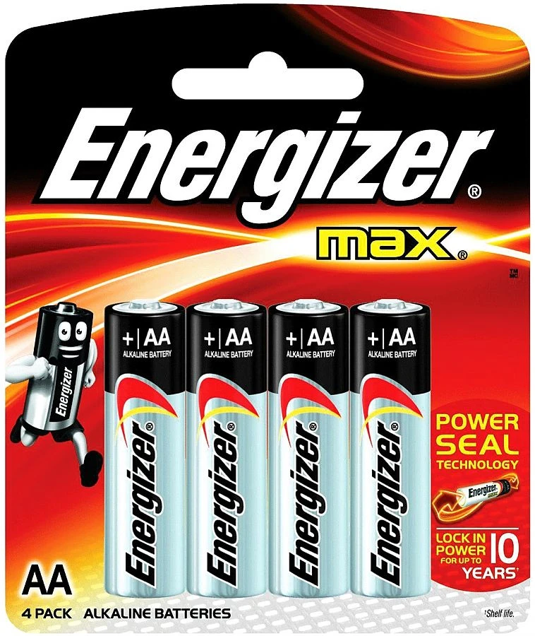 Батерейка Energizer Max Power Seal LR06/AA щелочная, 4 шт