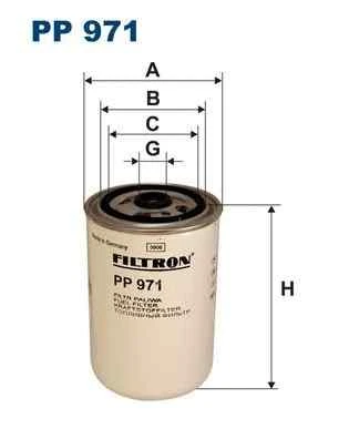 Фильтр топливный Filtron PP971