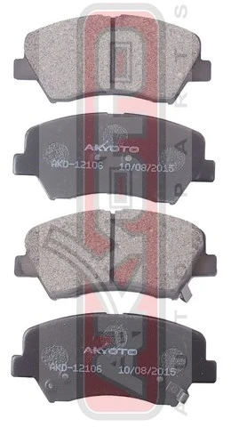 Колодки тормозные дисковые передние Akyoto AKD-12106