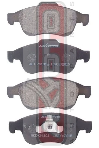 Колодки тормозные дисковые передние Akyoto AKD-24101