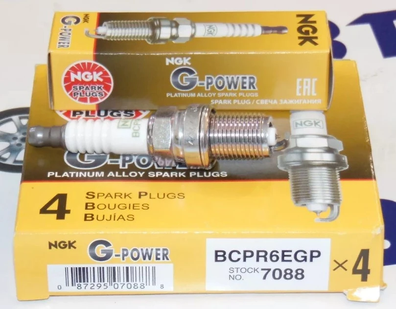 Свеча "NGK" 2112 (16 клап.) BCPR6EGP, G-POWER, 7088 (платина)