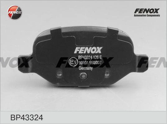 Колодки тормозные дисковые Fenox BP43324