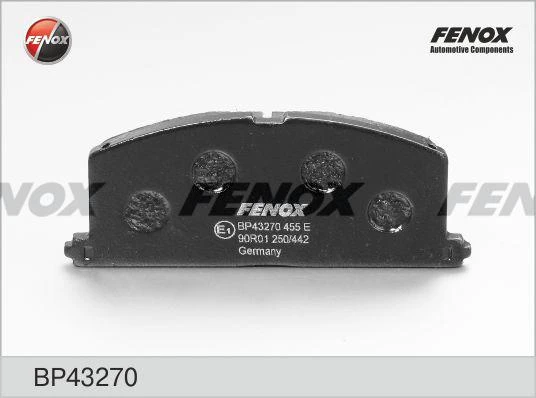 Колодки тормозные дисковые Fenox BP43270