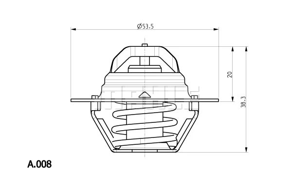 Термостат Mahle/Knecht TX8888D