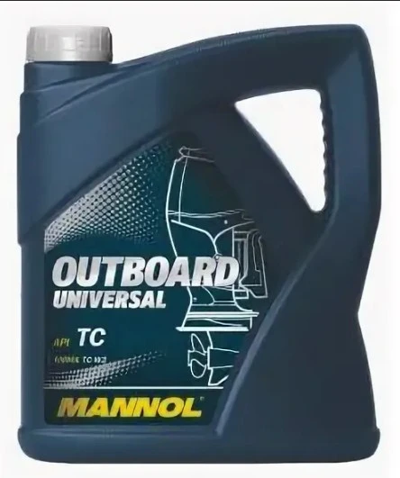 Моторное масло 2-х тактное Mannol 7208 Outboard Universal 4 л