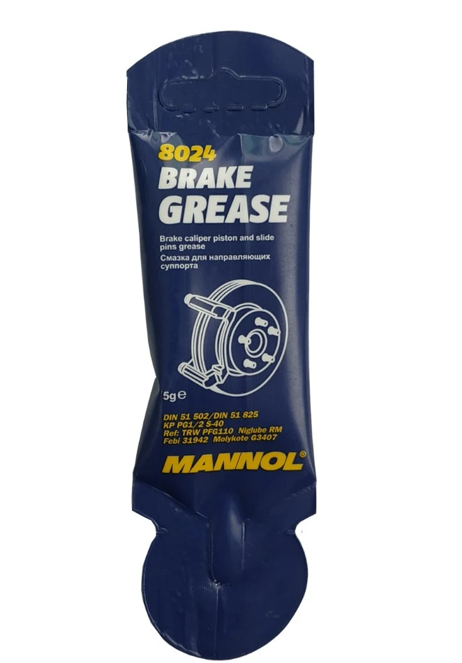 Смазка для направляющих суппортов Mannol 8024 Brake Grease 5 мл