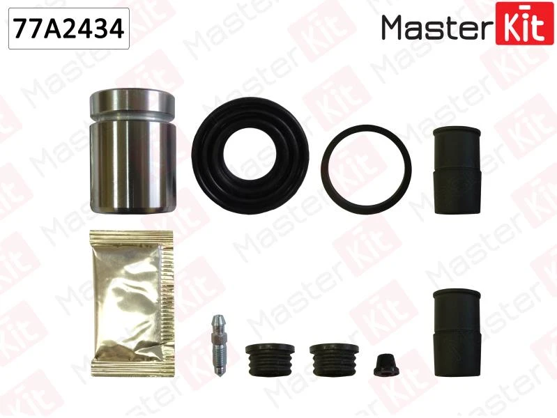 Ремкомплект тормозного суппорта+поршень MasterKit 77A2434