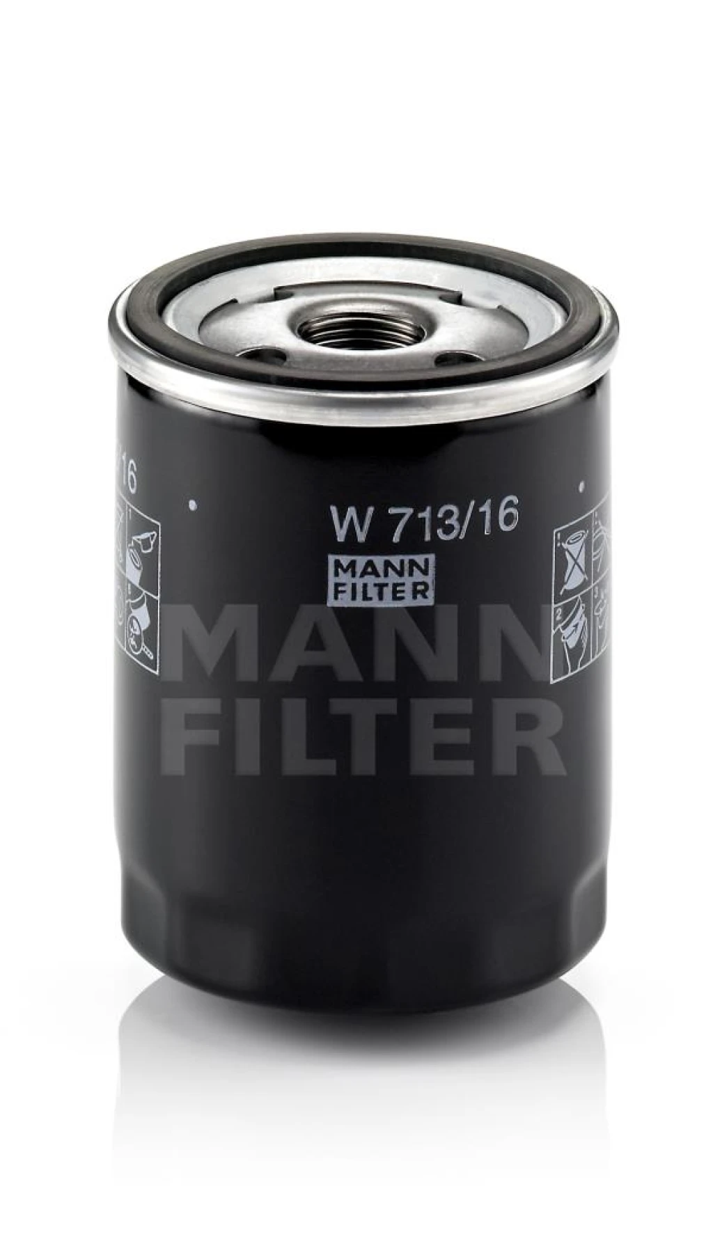 Фильтр масляный MANN-FILTER W713/16