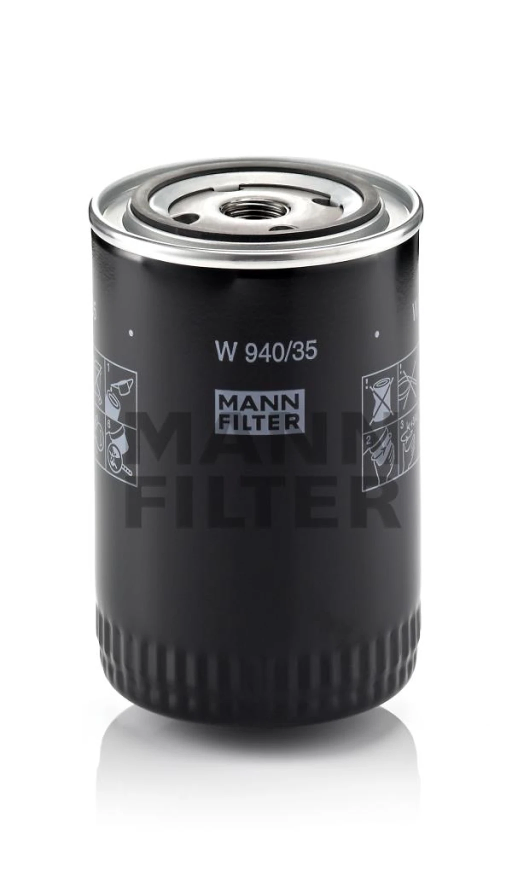 Фильтр масляный MANN-FILTER W940/35