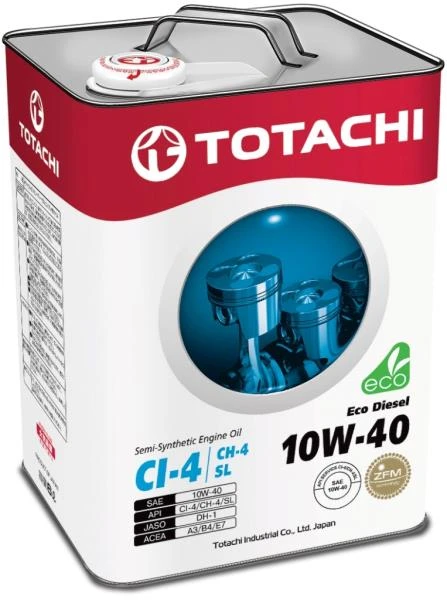 Моторное масло Totachi Eco Diesel 10W-40 полусинтетическое 6 л
