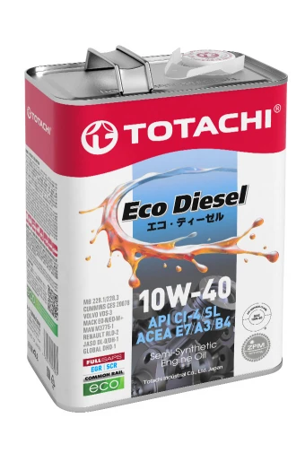 Моторное масло Totachi Eco Diesel 10W-40 полусинтетическое 4 л