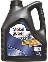 Моторное масло Mobil Super 2000 5W-40 полусинтетическое 4 л