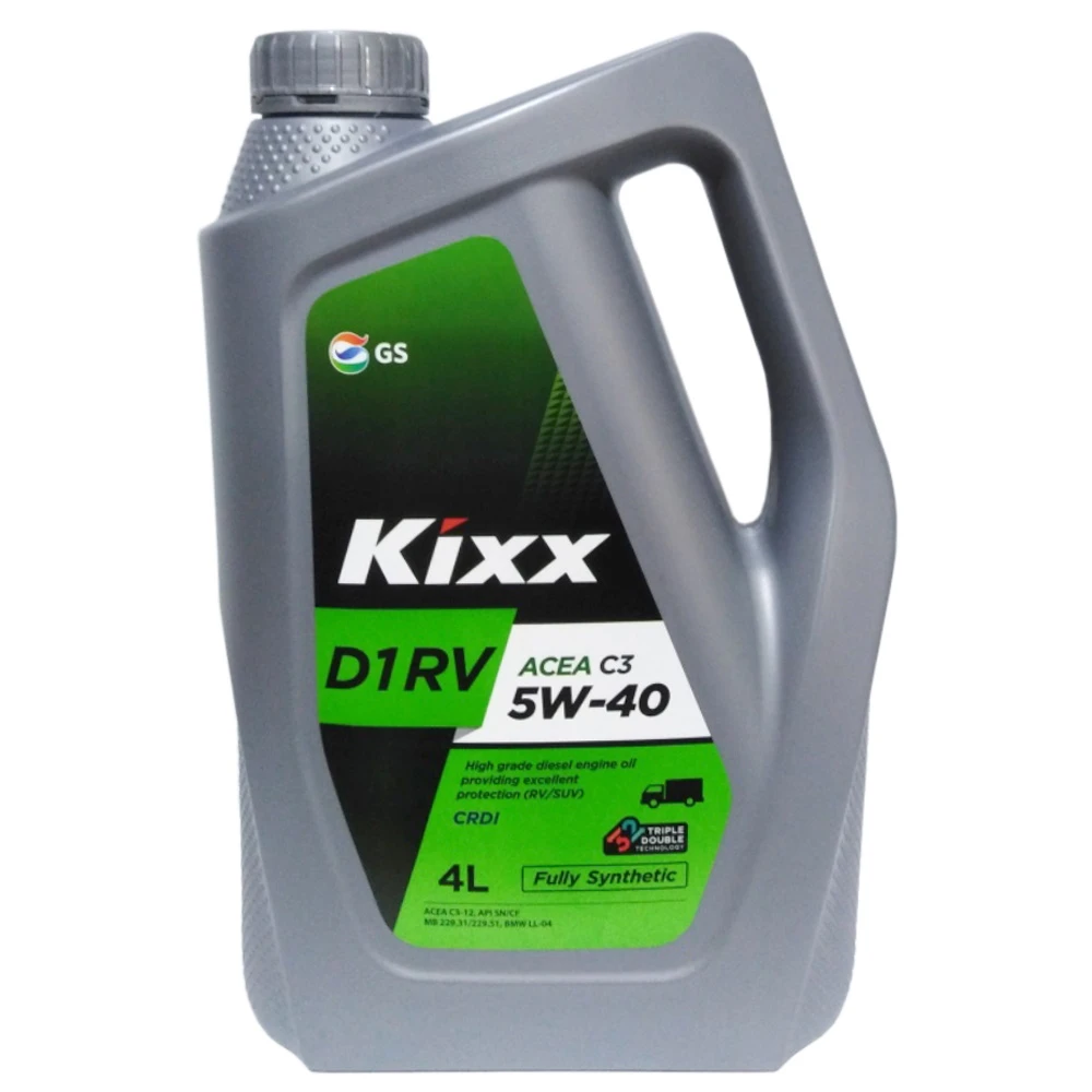 Моторное масло Kixx D1 RV 5W-40 синтетическое 4 л