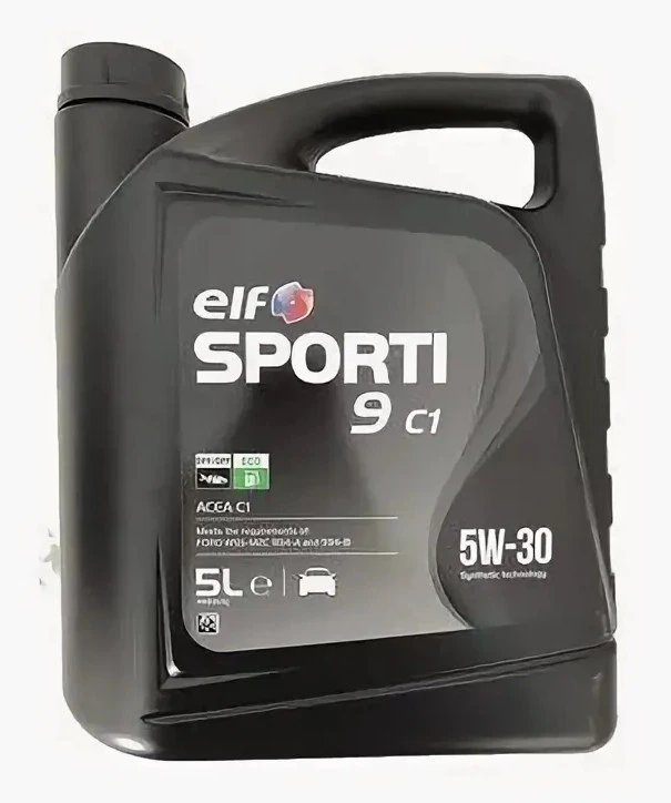 Моторное масло Elf Sporti 9 5W-40 синтетическое 5 л