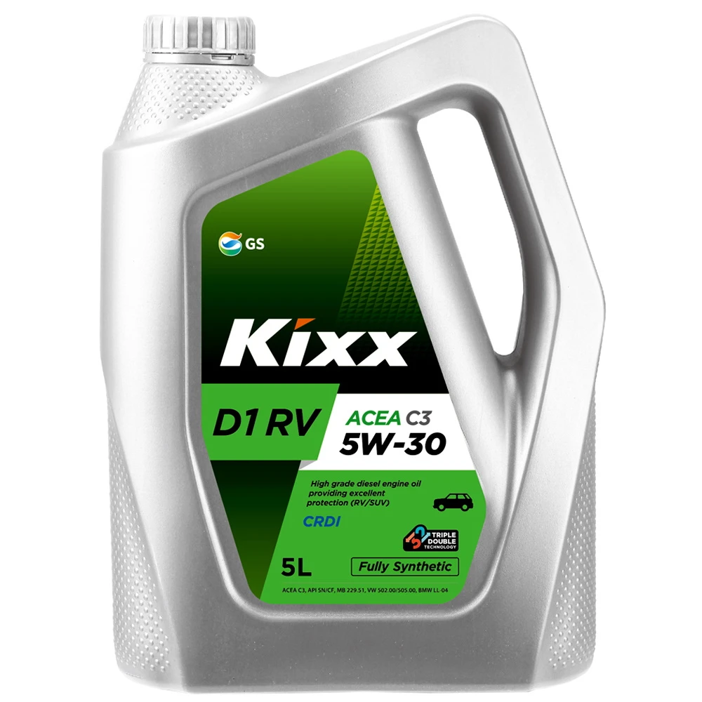 Моторное масло Kixx D1 RV 5W-30 синтетическое 5 л