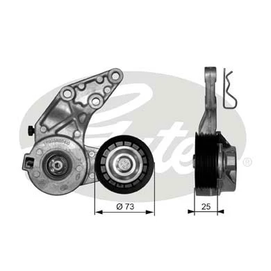 Ролик натяжителя GATES T39067