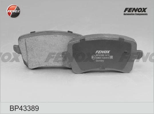 Колодки тормозные дисковые Fenox BP43389