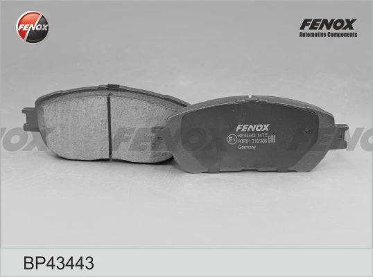 Колодки тормозные дисковые Fenox BP43443
