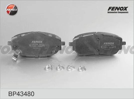 Колодки тормозные дисковые Fenox BP43480