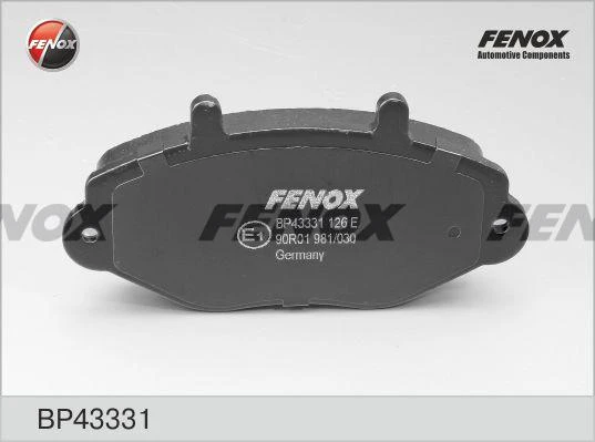 Колодки тормозные дисковые Fenox BP43331