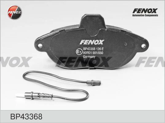 Колодки тормозные дисковые Fenox BP43368