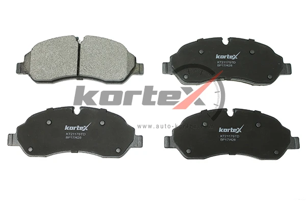 Колодки тормозные дисковые Kortex KT2117STD