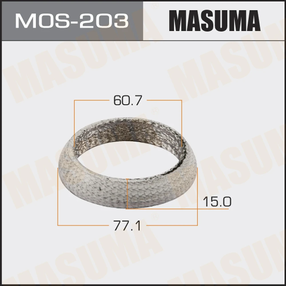 Прокладка приемной трубы Masuma MOS-203