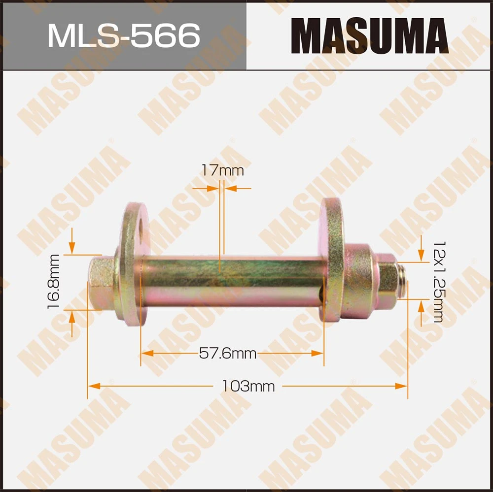 Болт с эксцентриком Masuma MLS-566