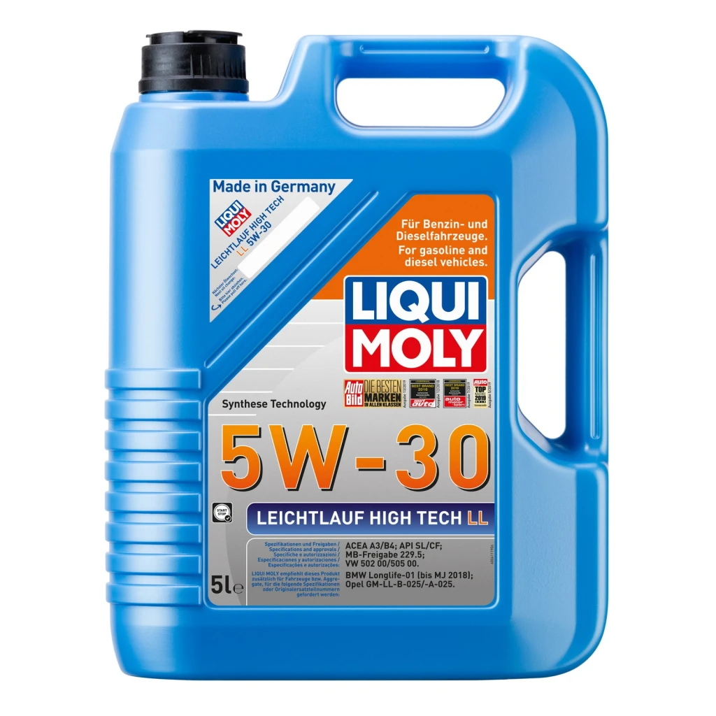 Моторное масло Liqui Moly Leichtlauf High Tech LL 5W-30 синтетическое 5 л