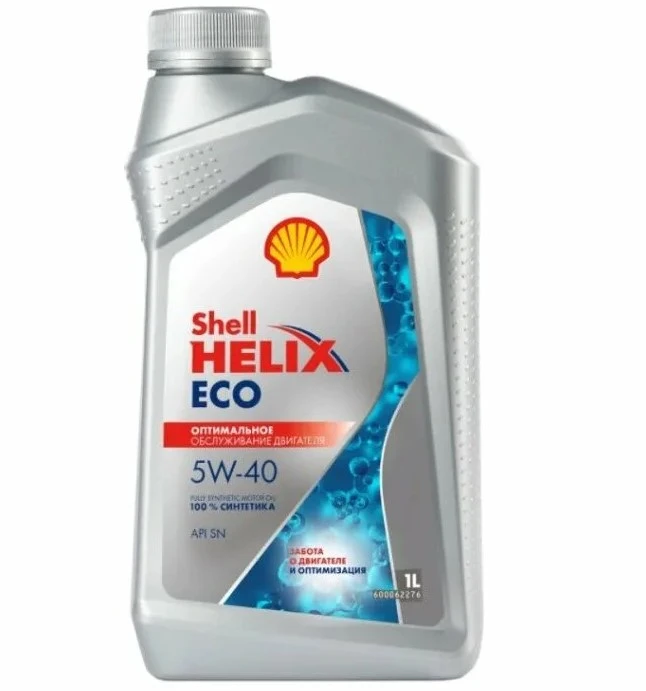 Моторное масло Shell Helix ECO 5W-40 синтетическое 1 л