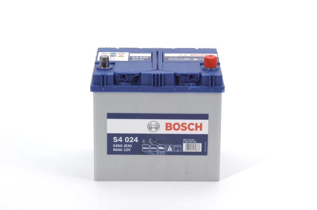 Аккумулятор легковой Bosch ASIA S4 Silver 024 60 а/ч 540А Обратная полярность