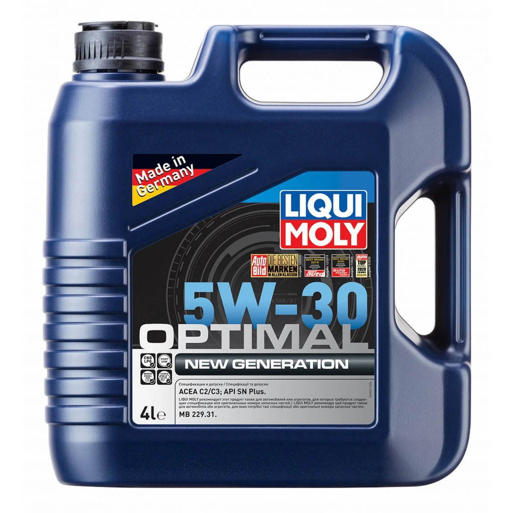 Моторное масло Liqui Moly Optimal New 5W-30 синтетическое 4 л